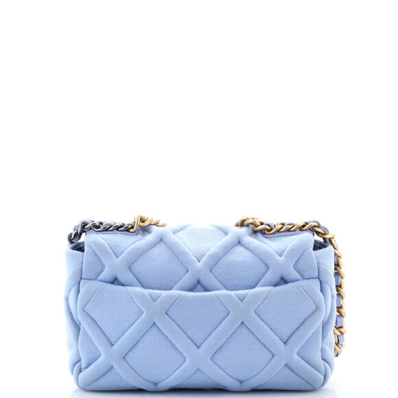 Chanel 19 Flap Bag Quilted Jersey #205058C43B